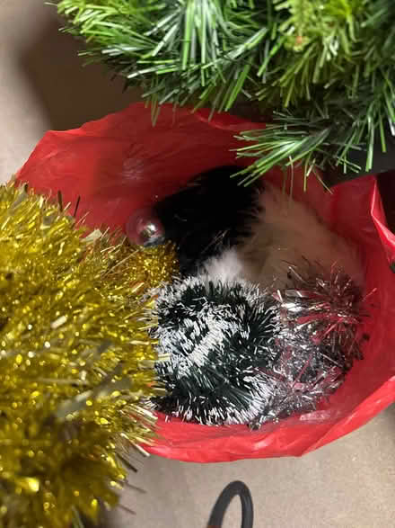 Photo of free 7ft Christmas tree and decorations (CH44) #3