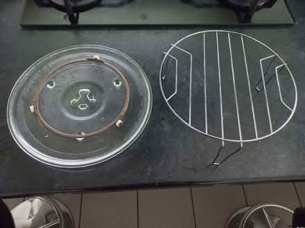 Photo of free Microwave Turntable, Support Ring and Grill Rack (Wallington PO16) #1