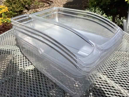 Photo of free 5 Clear Plastic Fridge organiser trays (Mappleborough Green B80) #1