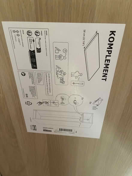 Photo of free 6 IKEA shelves, white stained light oak (Stalmine FY6) #1
