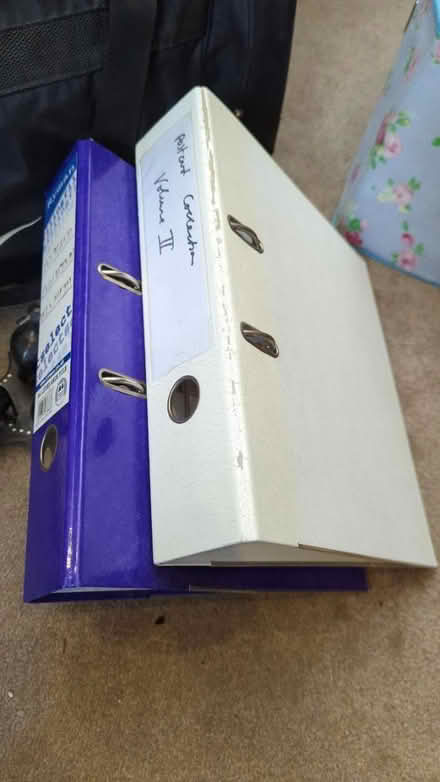 Photo of free 2 lever arch files good condition (norbiton KT2) #1