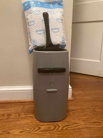 Photo of free Cat litter container with bags (Near Suburban Hospital) #1