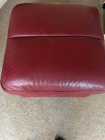 Photo of free Leather footstool with storage (Knaresborough HG5) #1