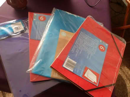 Photo of free 4 Pack A4 Wallet Folders Various Colours 24 Folders in total (Moreton CH46) #1