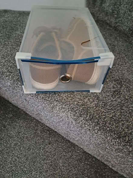 Photo of free transparent shoe storage box (Queen's Hills NR8) #1