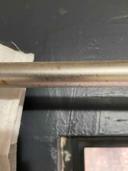 Photo of free 5 CB2 Brushed Aluminum Curtain Rods (Inwood) #4