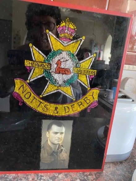 Photo of free Sherwood Foresters glassed picture (Belper DE56) #1