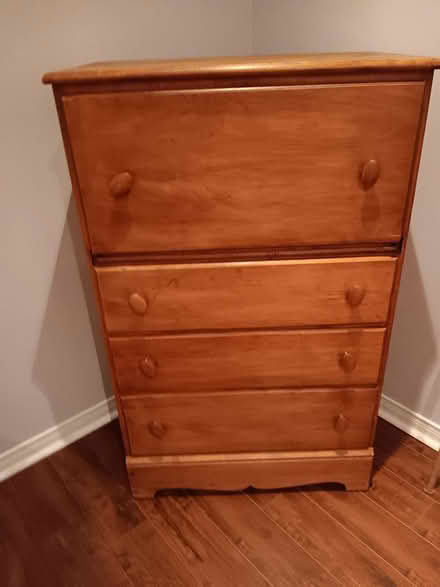 Photo of free 2 matching pieces wood furniture (Imperial and Willow area) #1