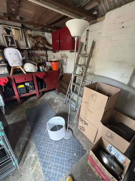 Photo of free Standing lamp, silver (M41) #1