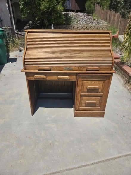 Photo of free Oak Rolltop Desk (El Cajon) #2