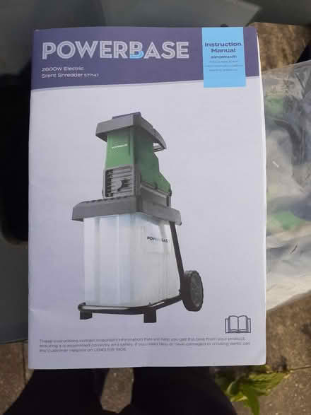 Photo of free Garden shredder for repair (Brantham CO11) #3