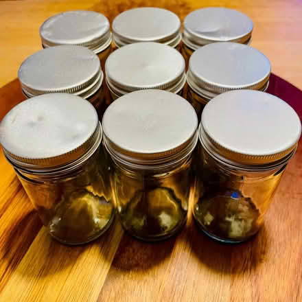 Photo of free Glass pots with screw on metal lids x 6 (City of Bristol BS5) #1