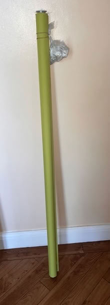 Photo of free Manual Lime Green Blackout Roller Blind 1.17m wide (New Malden KT3) #1