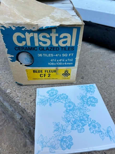 Photo of free Box of 30 tiles (Bramhall SK7) #1
