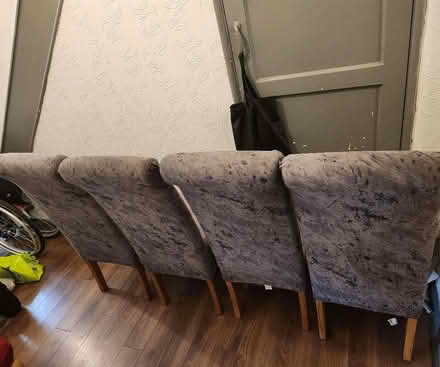 Photo of free Oak wood chairs (East Ham) #2