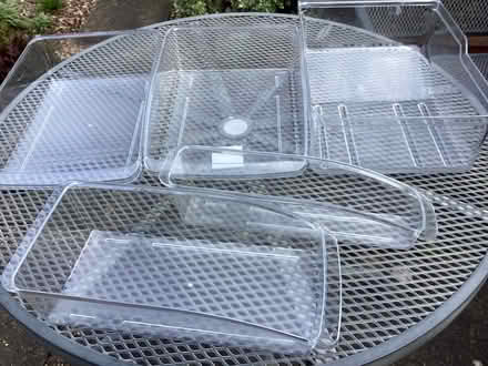 Photo of free 5 Clear Plastic Fridge organiser trays (Mappleborough Green B80) #2
