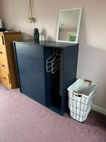 Photo of free IKEA Nordmela Drawers & Rail - Blue (BS5) #2