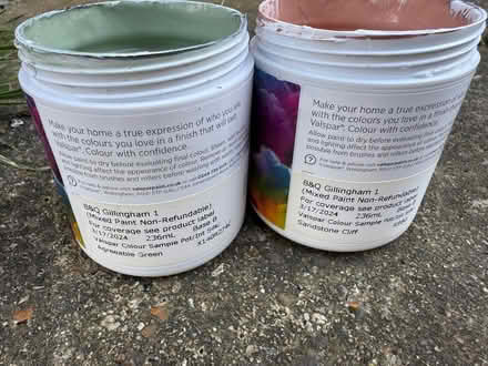 Photo of free Paint tester pots (Lords Wood ME5) #2