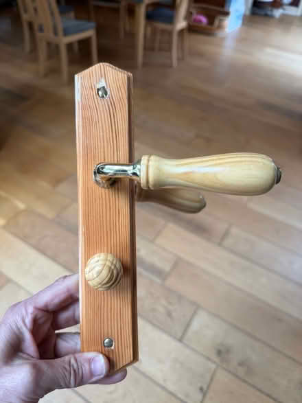 Photo of free 4x Wooden internal door handles (Cumnor OX2) #4