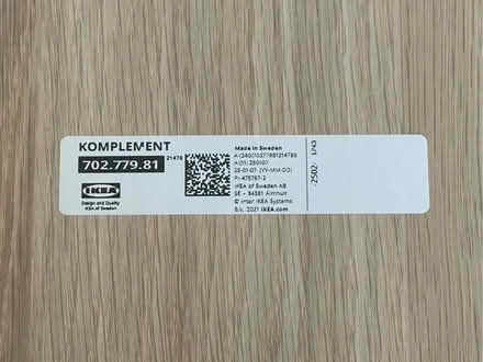 Photo of free 6 IKEA shelves, white stained light oak (Stalmine FY6) #2
