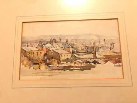 Photo of free Framed watercolour (?) painting (Whitehall BS5) #2