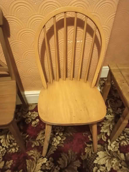 Photo of free 2 x wooden chairs (M14) #1