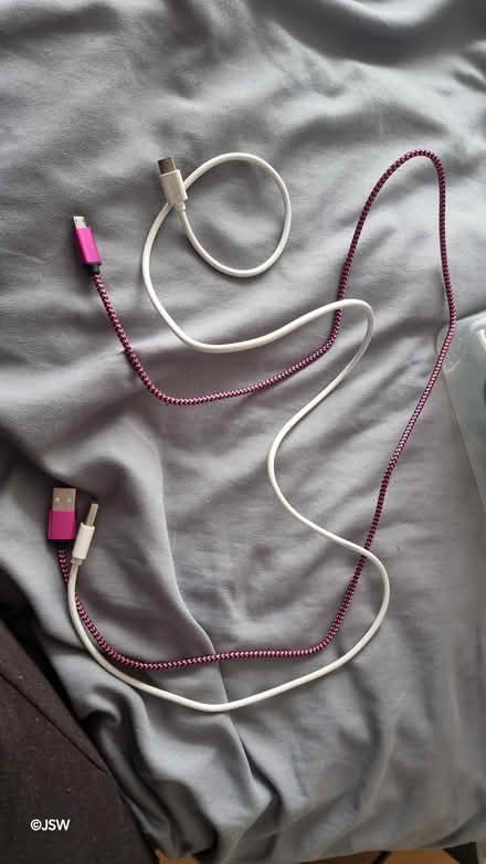 Photo of free 2 x USB A to USB C cables (Colindale NW9) #1