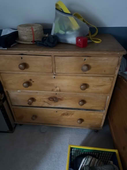 Photo of free Pine chest of drawers (W13) #1