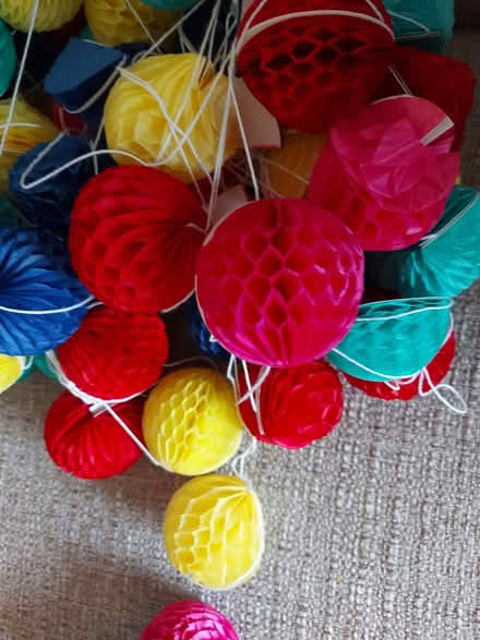Photo of free Paper pom poms (need untangling) (Wildridings RG12) #2