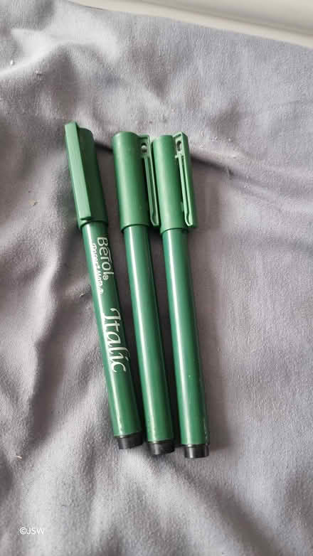 Photo of free 3 x Berol italic pens (Colindale NW9) #1