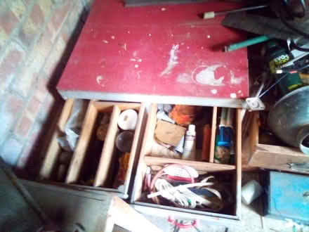 Photo of free Cabinet with 2 draws needs love (Hoddesdon EN11) #3