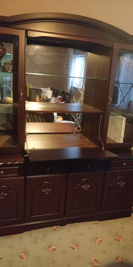 Photo of free Mahogany drinks and display cabinet (Naas) #2