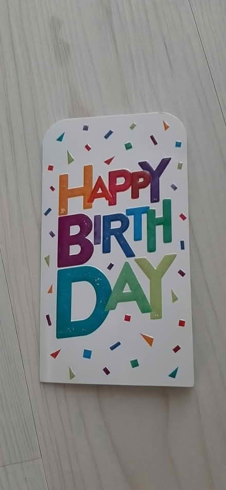 Photo of free Happy birthday gift card (Rugby CV21) #1
