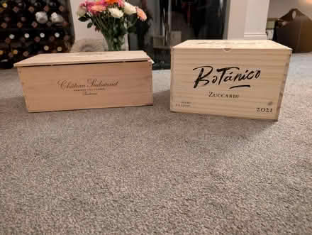 Photo of free Empty wooden wine cases (Lion Gate TW9) #1