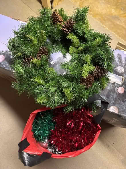 Photo of free 7ft Christmas tree and decorations (CH44) #2
