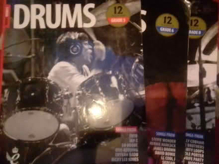 Photo of free rock school drums & bass guitar learning books. (Askew Road W12) #4