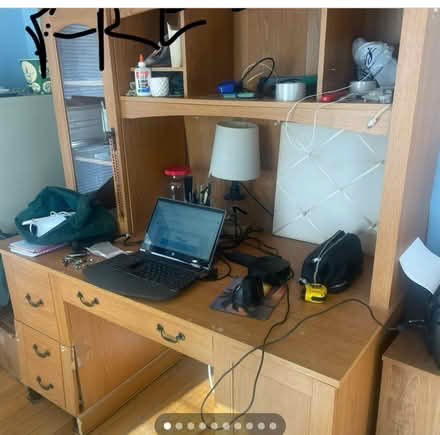 Photo of free desk with hutch (phillipsburg, nj) #1