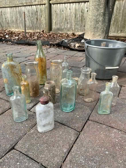 Photo of free Old glass bottles (Arlington Heights) #1