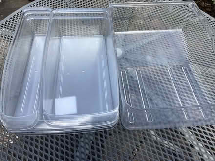 Photo of free 5 Clear Plastic Fridge organiser trays (Mappleborough Green B80) #4