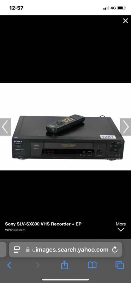 Photo of VHS Video player/recorder (Northwich CW8) #1