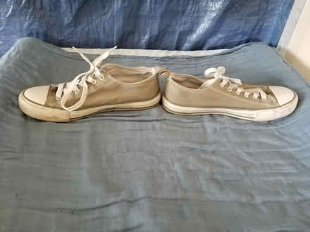 Photo of free Grey-green canvas shoes size 5 (Gloucester) #3