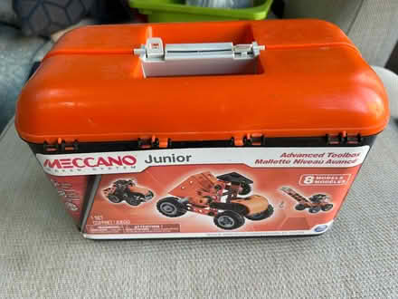 Photo of free Meccano Junior Advanced Toolbox Set 15102 8-in-1 (Goldsworth Park GU21) #1