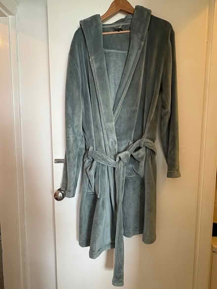 Photo of free Men fleece robe darker green grey (Stockport centre) #1