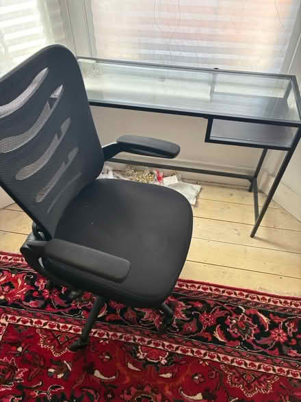 Photo of free Office chair w/ soft& silent wheels (Stratford E15) #1