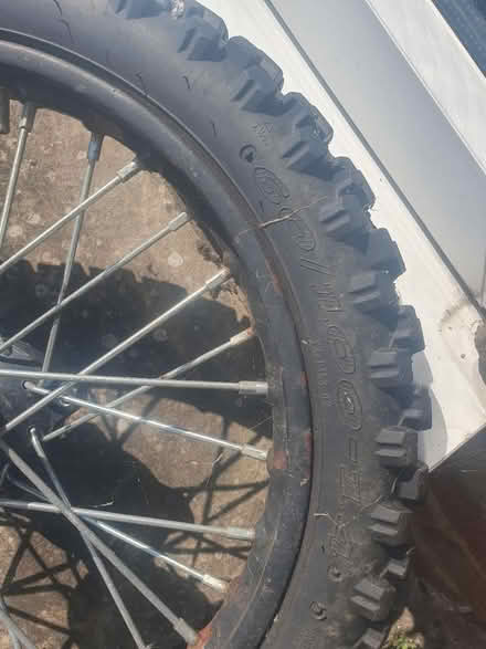 Photo of free Pit bike wheel (WD25 Woodside) #2