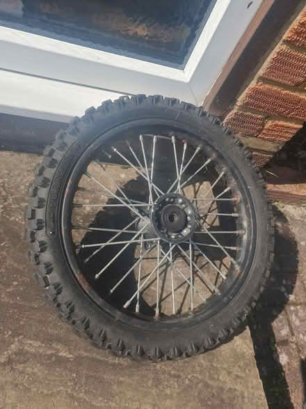 Photo of free Pit bike wheel (WD25 Woodside) #1