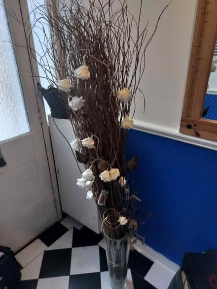 Photo of free Tall vase with twigs/branches (Drumcondra) #1