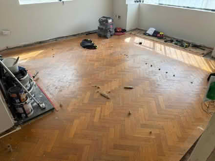 Photo of free Parquet flooring (Fleetville AL1) #2