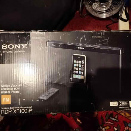 Photo of free Sony RDP-XF100iP speaker with radio (Church RG2) #1