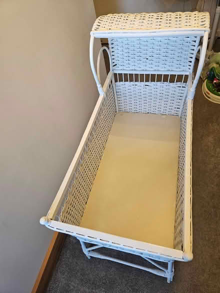 Photo of free Wicker crib (Rainham, Kent, ME8 8QF) #3